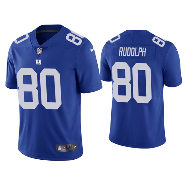 Men's New York Giants #80 Kyle Rudolph Blue Vapor Untouchable Limited Stitched Jersey Men's New York Giants #80 Kyle Rudolph Blue Vapor Untouchable Limited Stitched Jersey